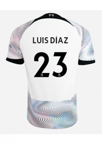 Fotbalové Dres Liverpool Luis Diaz #23 Venkovní Oblečení 2022-23 Krátký Rukáv